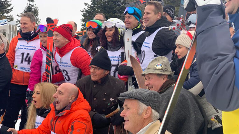 Erster Schneekontakt